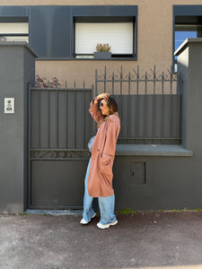 Veste Boyfriend Izia bois de rose