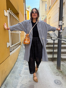 Veste longue Boyfriend Izia Vichy
