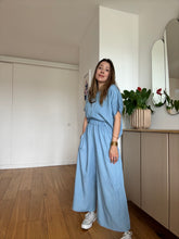 Charger l&#39;image dans la galerie, Ensemble Albany et Roxie chambray bleu ciel
