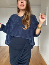 Charger l&#39;image dans la galerie, Blouse Angélique - versions velours ou lin manches courtes ou longues