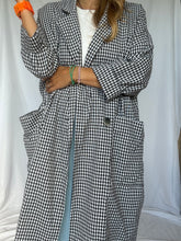 Charger l&#39;image dans la galerie, Veste longue Boyfriend Izia Vichy