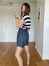 Charger l&#39;image dans la galerie, Short Joplin Denim bleu foncé
