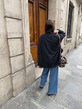 Charger l&#39;image dans la galerie, Manteau Boyfriend Izia laine bouillie gris foncé modèle court