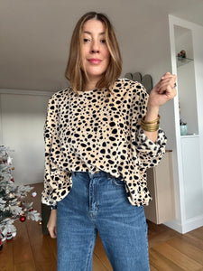 Pull doudou imprimé dalmatien
