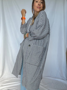 Veste longue Boyfriend Izia Vichy