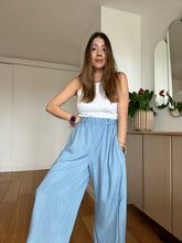 Charger l&#39;image dans la galerie, Ensemble Albany et Roxie chambray bleu ciel