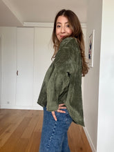 Charger l&#39;image dans la galerie, Blouse Angélique - versions velours ou lin manches courtes ou longues