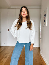 Charger l&#39;image dans la galerie, Blouse Angélique - versions velours ou lin manches courtes ou longues