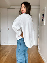 Charger l&#39;image dans la galerie, Blouse Angélique - versions velours ou lin manches courtes ou longues