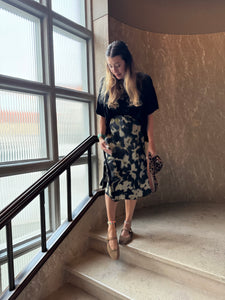Jupe Calie fleurs tie and dye