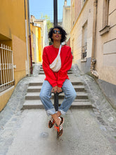 Charger l&#39;image dans la galerie, Sweat Roxie Maxi rouge vif taille L