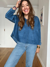 Charger l&#39;image dans la galerie, Blouse Angélique - versions velours ou lin manches courtes ou longues