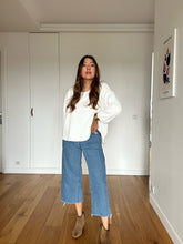Charger l&#39;image dans la galerie, Blouse Angélique - versions velours ou lin manches courtes ou longues