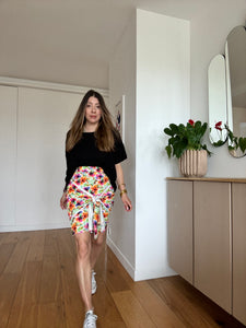 Jupe Jersey coton fleuri Mila