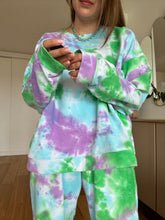 Charger l&#39;image dans la galerie, Ensemble Sweat Roxie Maxi et pantalon Delila tie and dye - 2 variantes