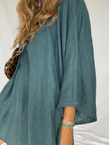 Robe Tunique Gisèle viscose lin - plusieurs variantes
