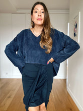 Charger l&#39;image dans la galerie, Blouse Angélique - versions velours ou lin manches courtes ou longues