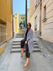 Veste longue Boyfriend Izia Vichy