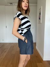 Charger l&#39;image dans la galerie, Short Joplin Denim bleu foncé