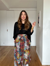 Charger l&#39;image dans la galerie, Pantalon Albany viscose fleurs multicolores