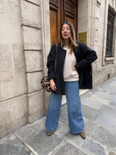Charger l&#39;image dans la galerie, Manteau Boyfriend Izia laine bouillie gris foncé modèle court