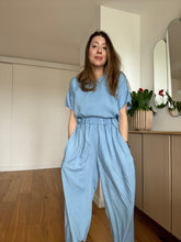 Charger l&#39;image dans la galerie, Ensemble Albany et Roxie chambray bleu ciel