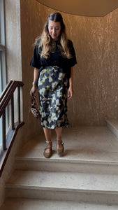 Jupe Calie fleurs tie and dye