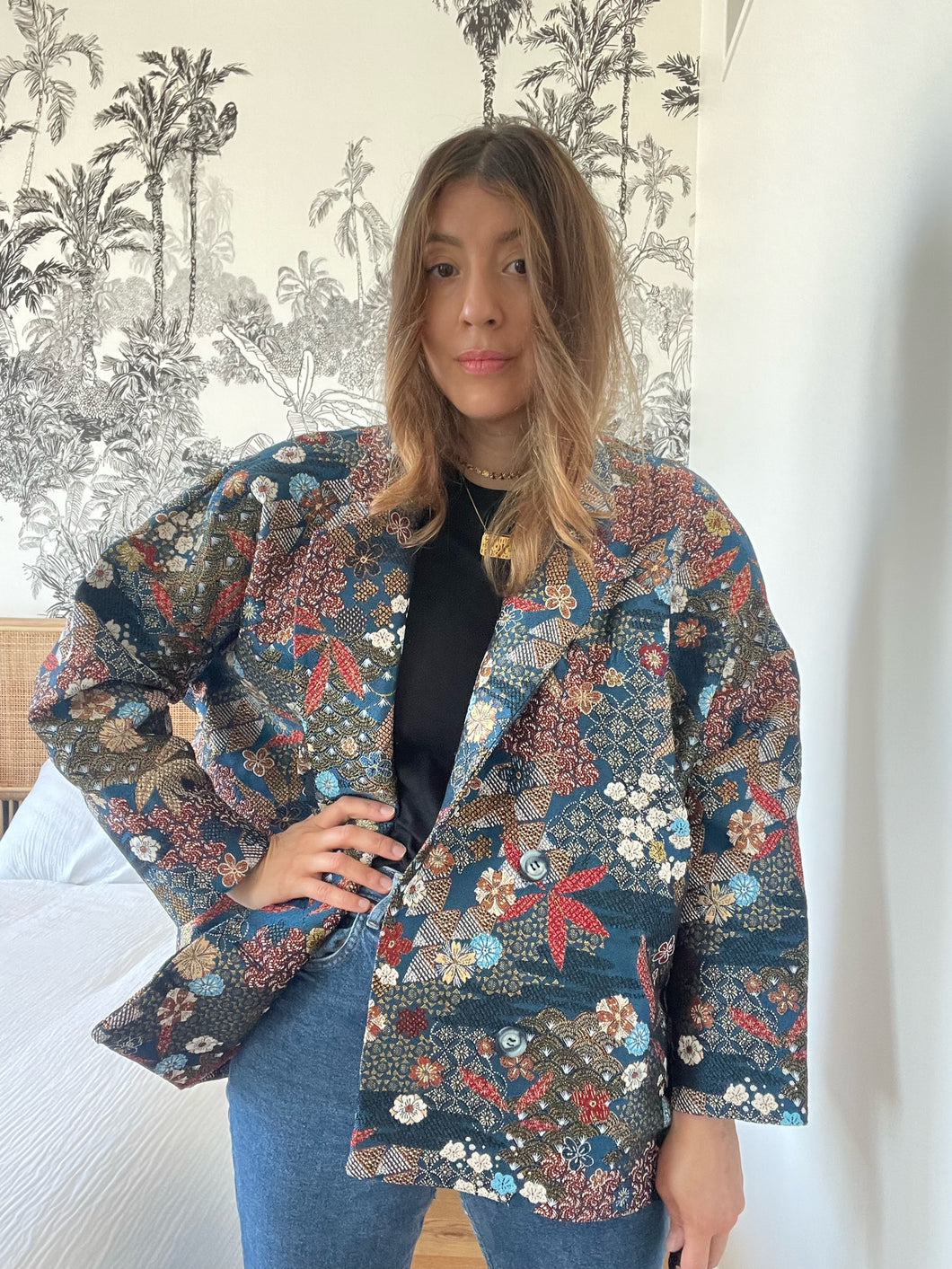 Veste Boyfriend Izia jacquard