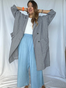 Veste longue Boyfriend Izia Vichy