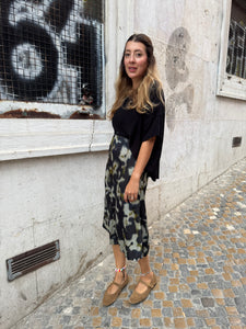Jupe Calie fleurs tie and dye