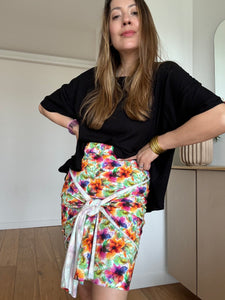 Jupe Jersey coton fleuri Mila