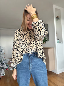 Pull doudou imprimé dalmatien