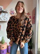 Charger l&#39;image dans la galerie, Pull Angélique leopard manches longues
