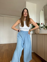 Charger l&#39;image dans la galerie, Ensemble Albany et Roxie chambray bleu ciel