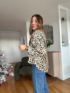 Pull doudou imprimé dalmatien