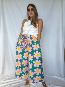Pantalon Albany popeline coton colorées