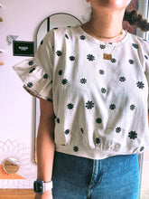 Charger l&#39;image dans la galerie, Crop Top Roxie lin viscose brodé