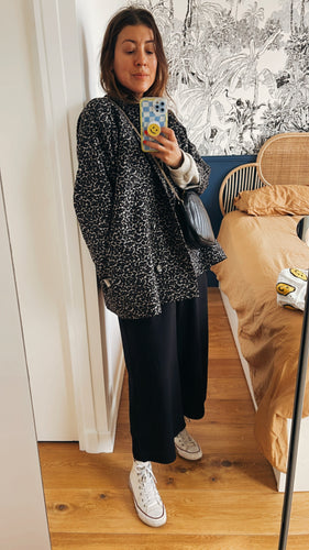 Pantalon Albany viscose noir
