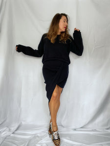 Jupe Lena bleu marine
